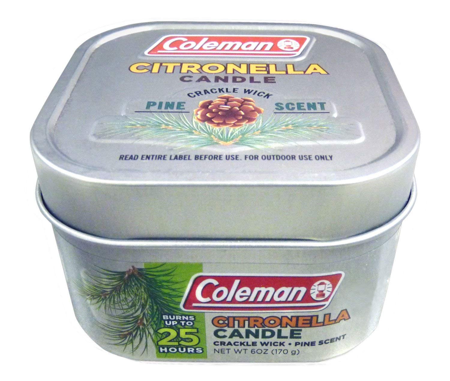 Vela aromática con Mecha de madera agrietada - Coleman Mexico
