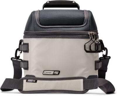 Hielera Tipo Lonchera PRO Coleman 16 CAN Beige Con Gris